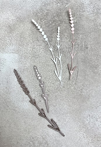 Stanzschablone lavendel duo - stanzschablone,