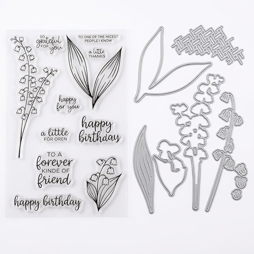 Stempel und stanzen set klar - und,