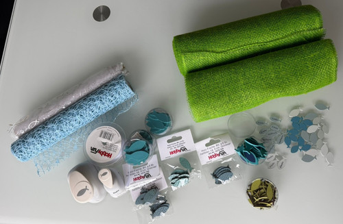 Deko set fische konfirmation - set,