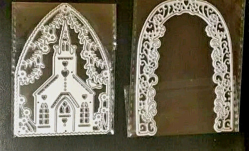 Stanzschablonen kirche - 2, 3d