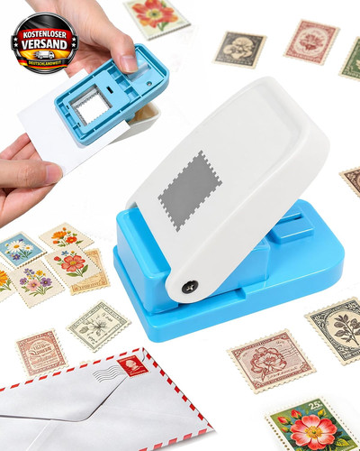 Briefmarkenstanzer rechteck - briefmarkenstanzer,