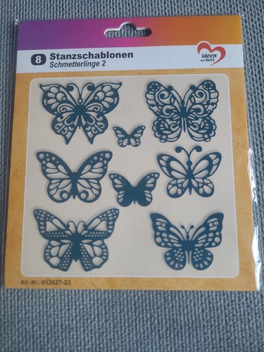 Stanzschablonen schmetterlinge - stanzschablonen,