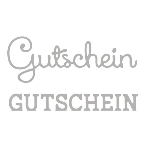 Stanzschablonen set gutschein - stanzschablonen,